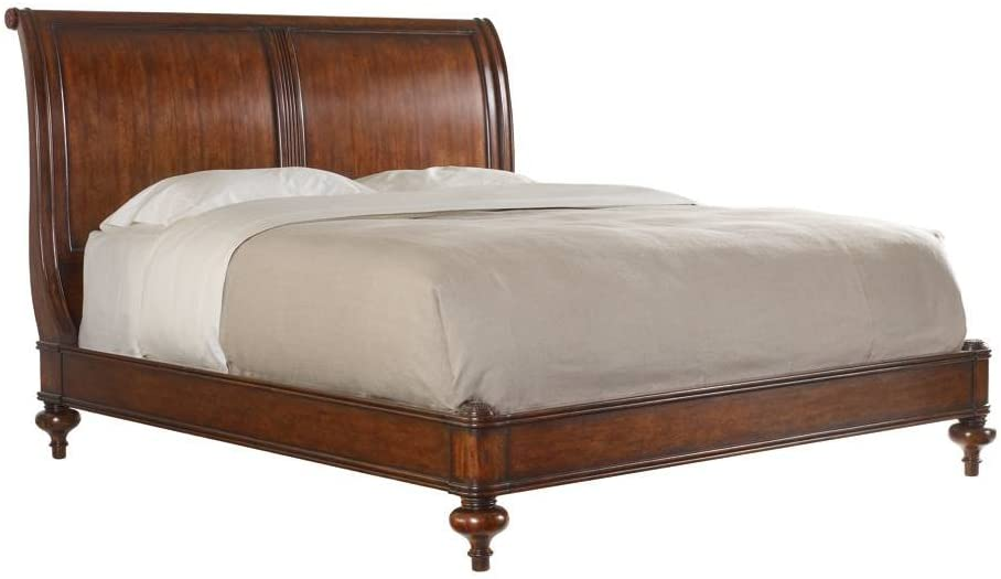 British colonial sleigh bed style