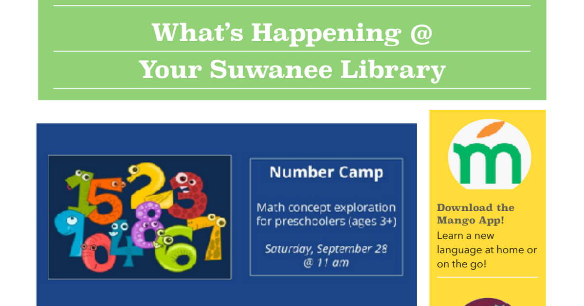 Public Library Suwanee Events for September.pdf