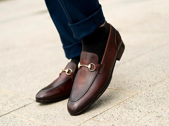 Giày tây không dây- giày mặc vest cưới
