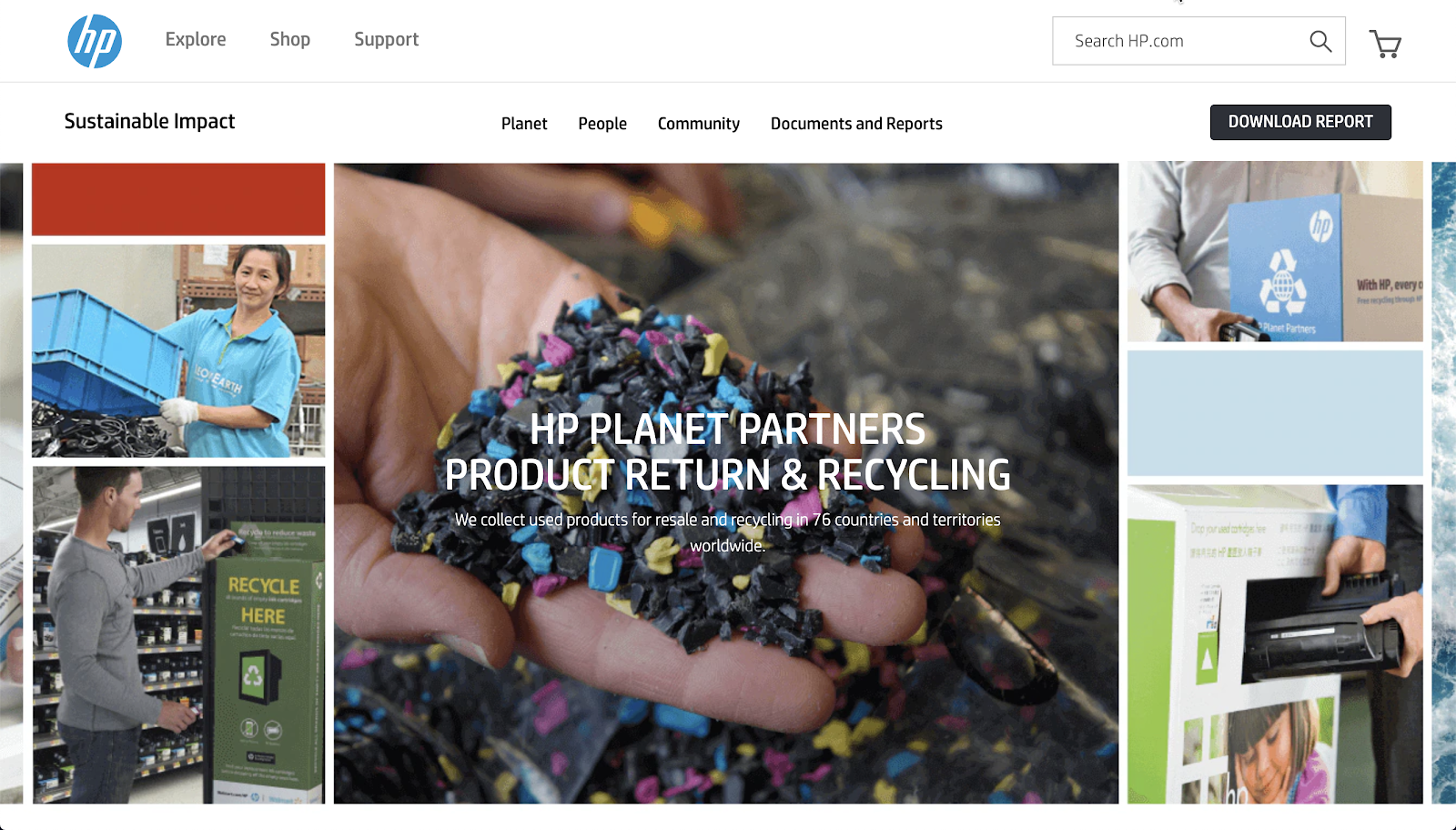 HP Planet Partners and Recycling Program