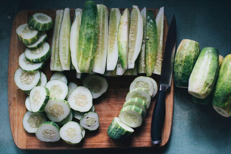 Cucumbers cleanse the liver