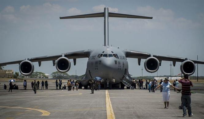 Máy bay vận tải C-17 của không quân Mỹ /// Không quân Mỹ