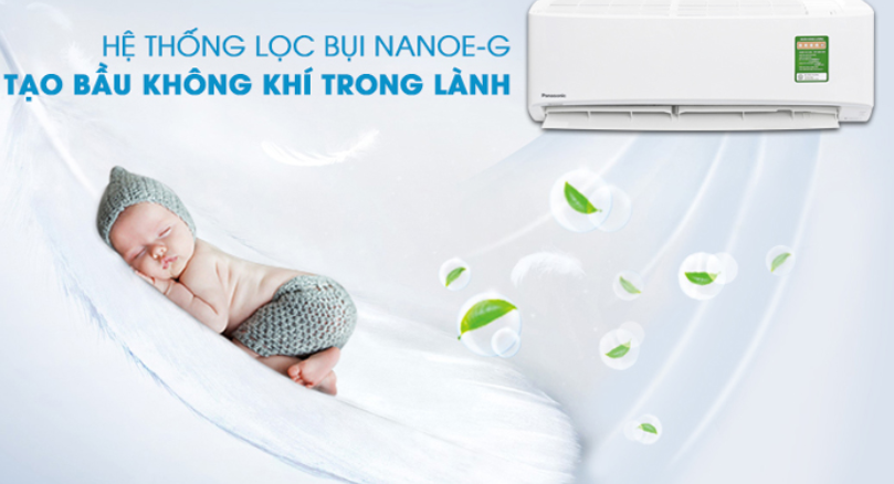 Máy lạnh có tính năng lọc sạch không khí đem lại môi trường sống sạch cho bạn