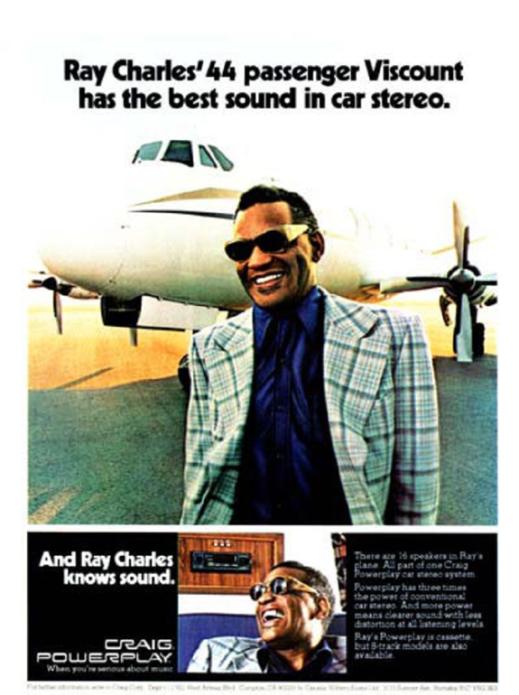 Ray Charles Example Ad 1970s