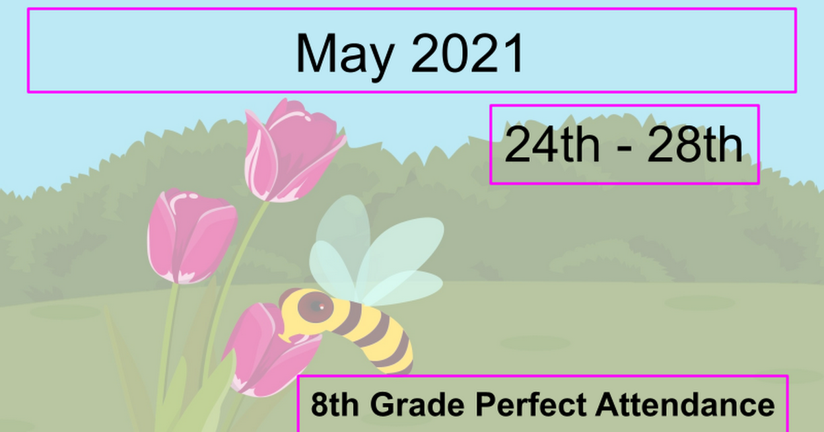 8th Grade PA May 24-28