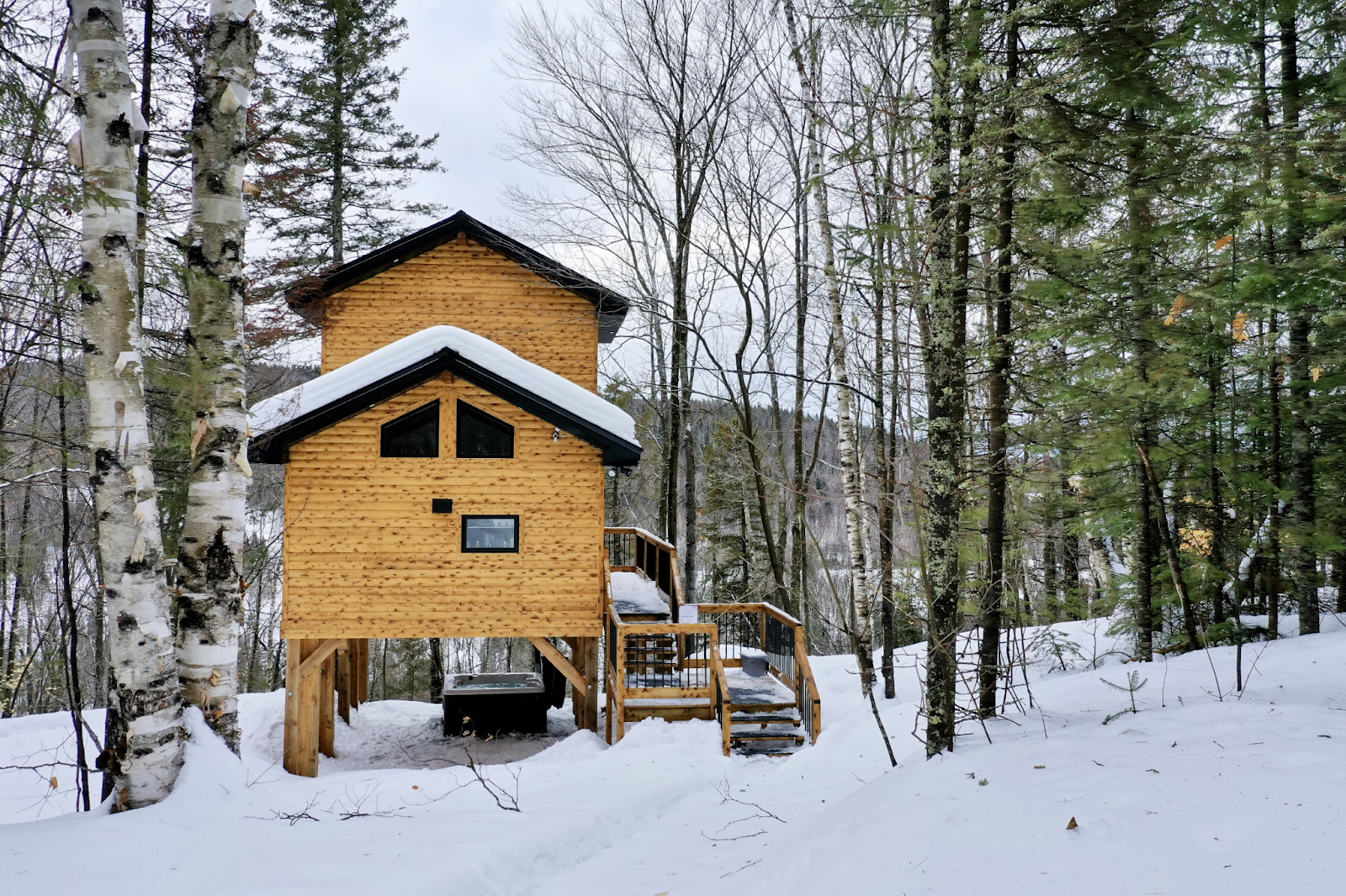 Cottages for rent near a ski mountain in Lanaudiere #15