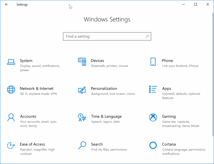 enable or disable sleep mode in Windows 10 pic1