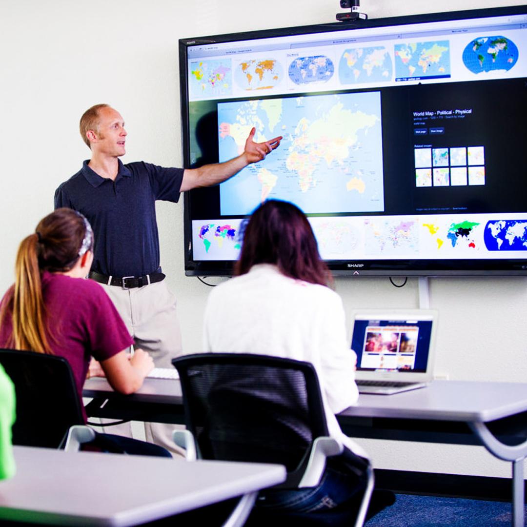 Should you get an interactive projector or an interactive display? Source: Onfinity Technologies