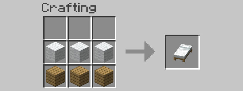 How To Make Bed In Minecraft