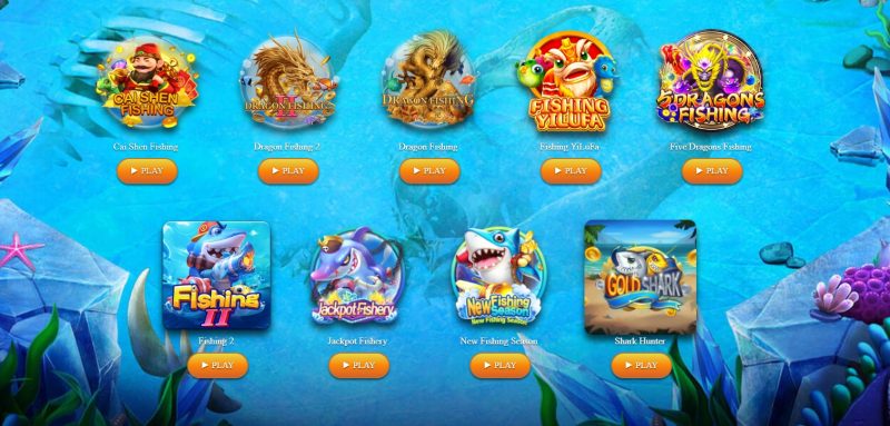 Giao diện sảnh game bắn cá online i9bet