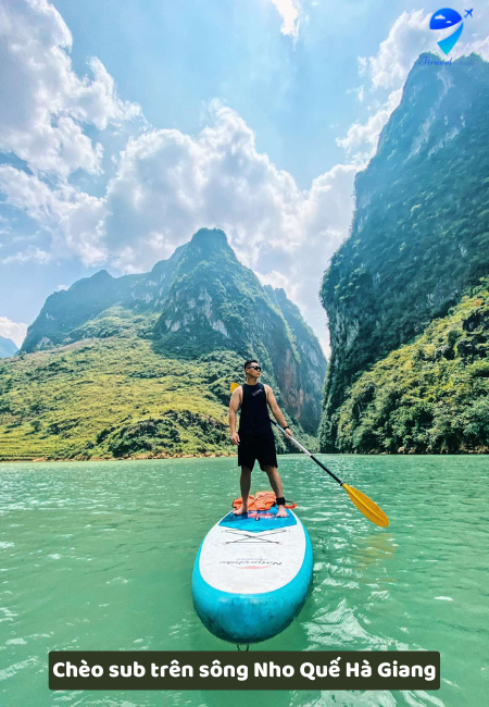 Chèo sub trên sông Nho Quế Hà Giang