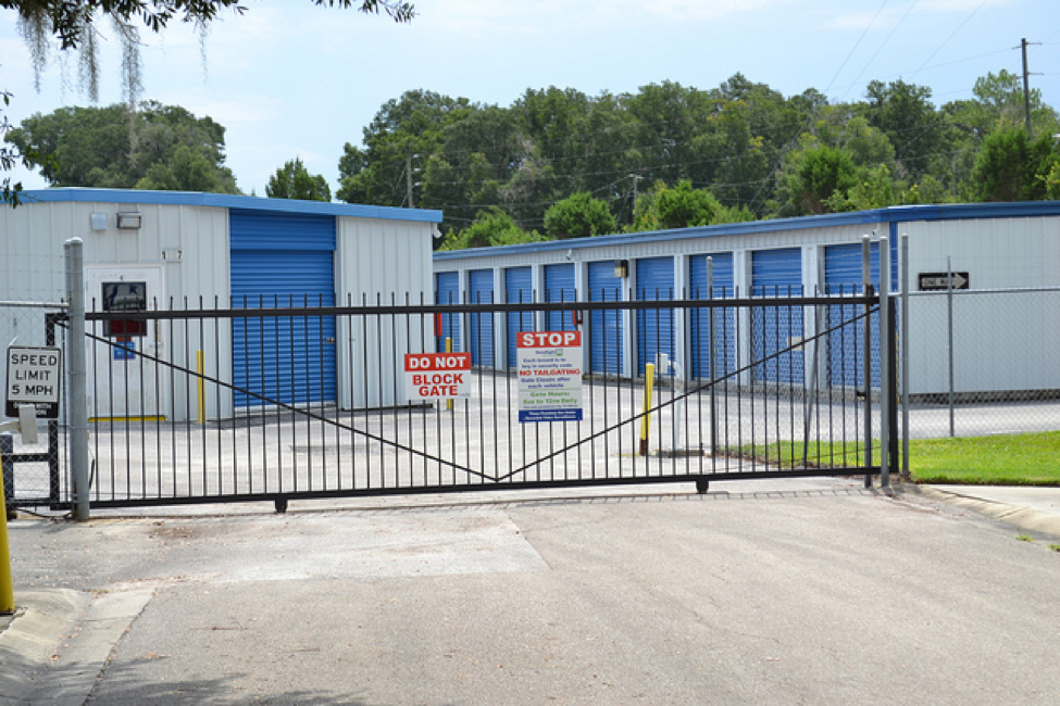 storage facility gate