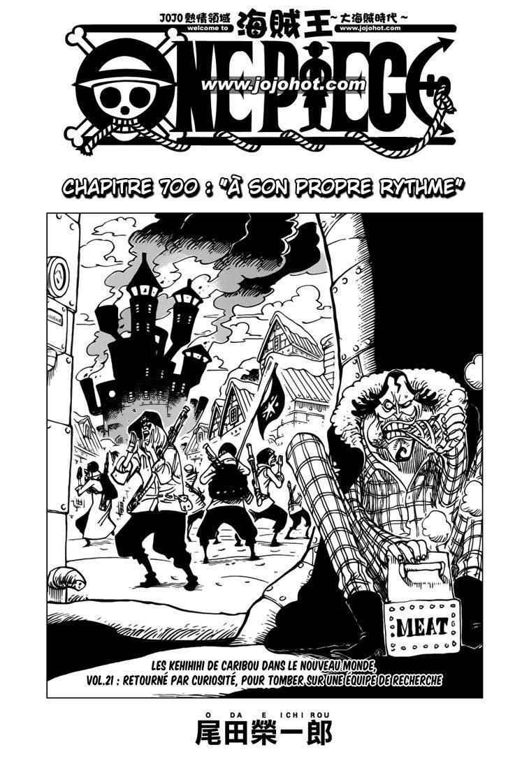 One Piece Chapitre 700 - Page 2