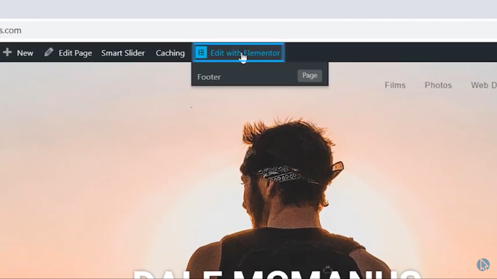 Edit homepage slider with elementor