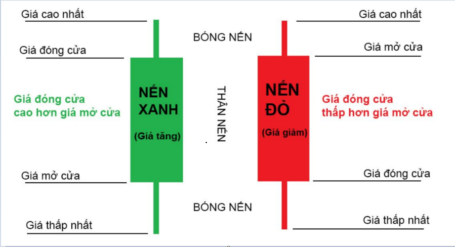 biểu đồ nến nhật