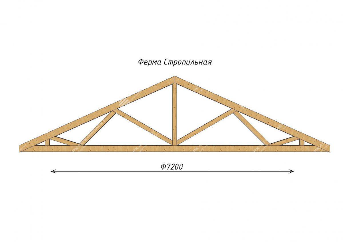 Типы стропильных систем двухскатной крыши