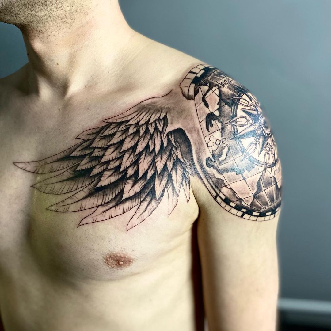 Wonderful Wings Tattoo Design