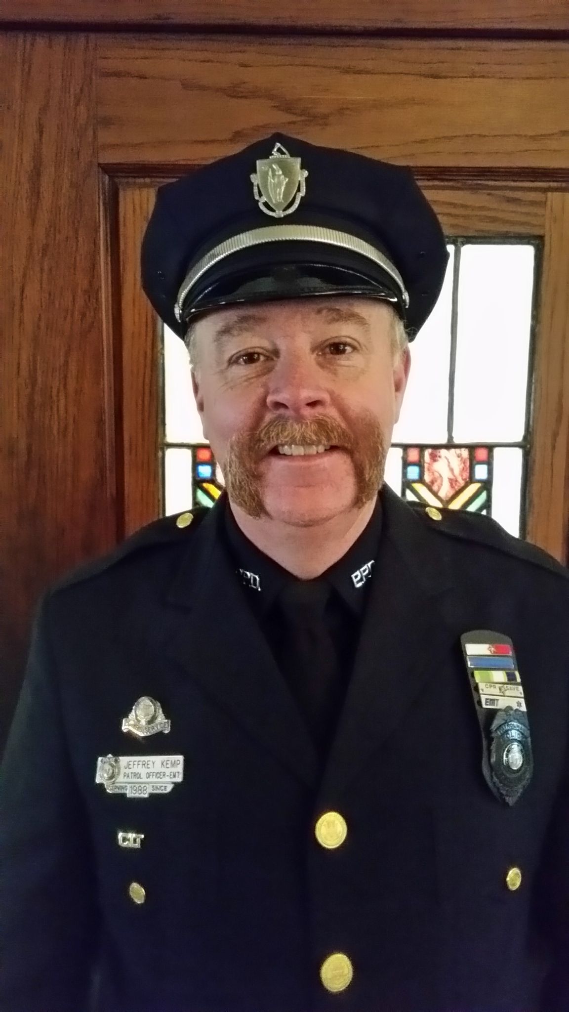 A police officer in uniform