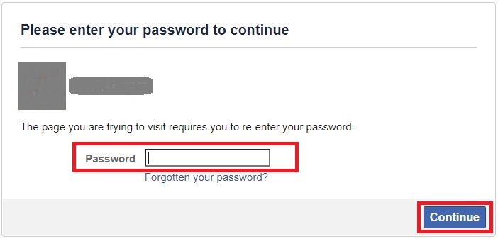 bypass Facebook two factor authentication