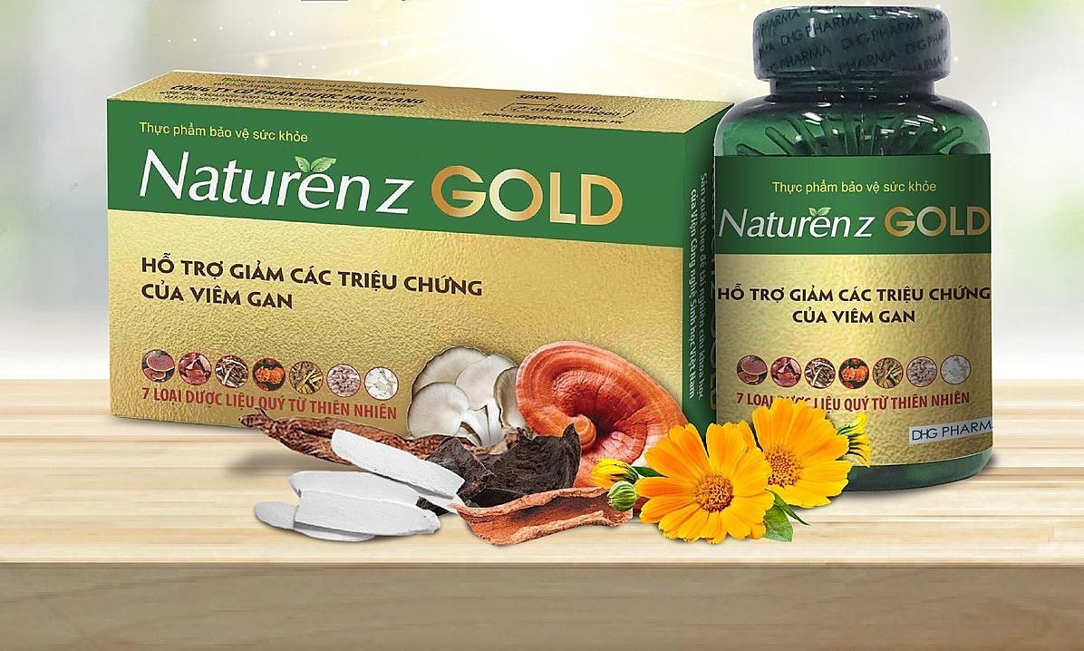 Naturenz Gold chứa các tinh chất có lợi cho gan, hỗ trợ điều trị gan nhiễm mỡ