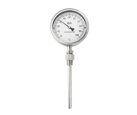 SJ Gauge Bimetallic bottom mount thermometer