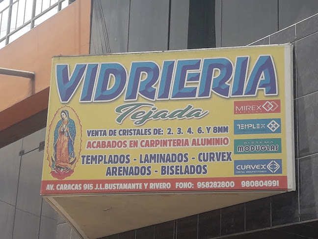 Vidrieria Tejada SRL - José Luis Bustamante y Rivero
