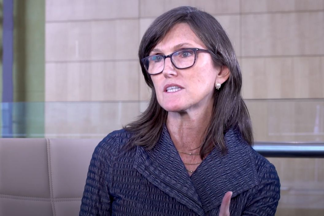 Cathie Wood (Ảnh chụp màn hình/CoinDesk)