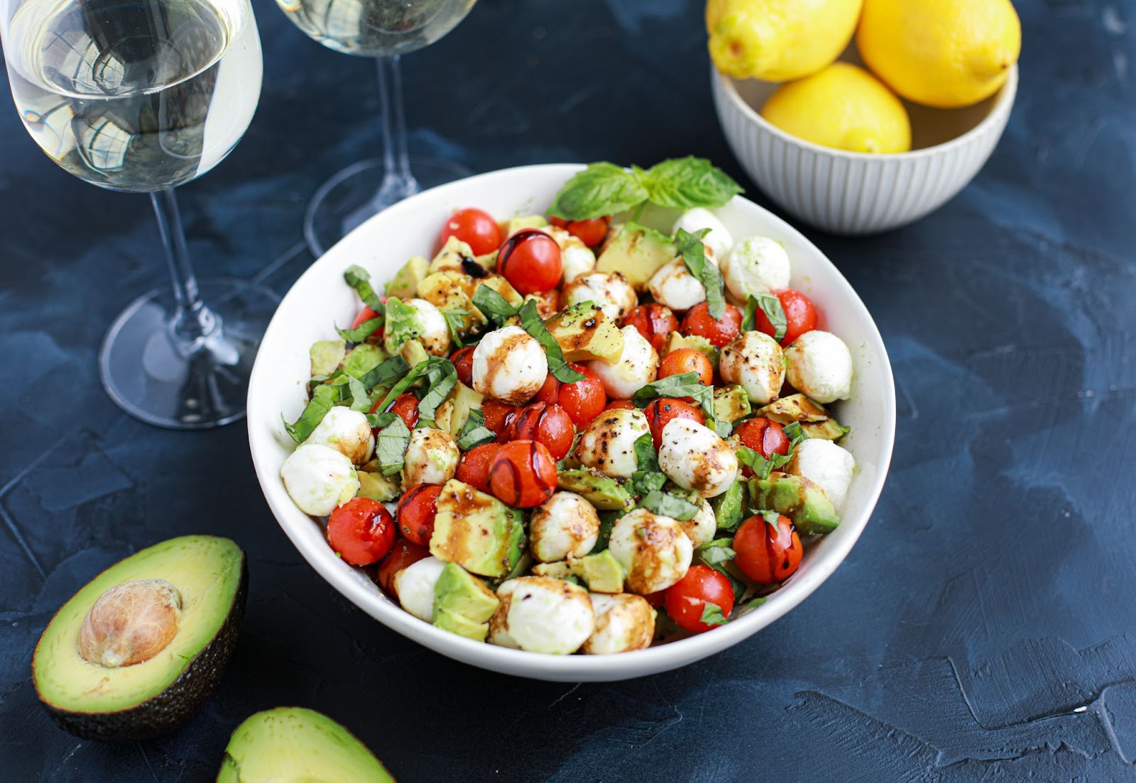 Suavo Avocado Caprese Salad