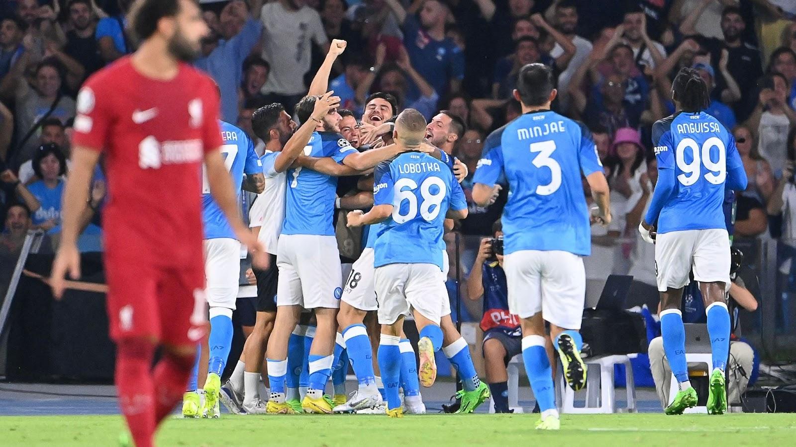 Napoli thrashed Liverpool 4-1 last week in the UCL clash