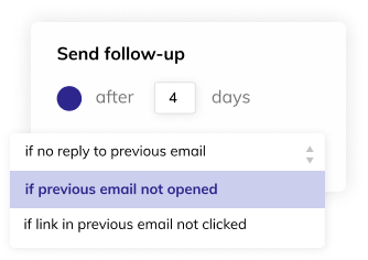 Send follow up automatically