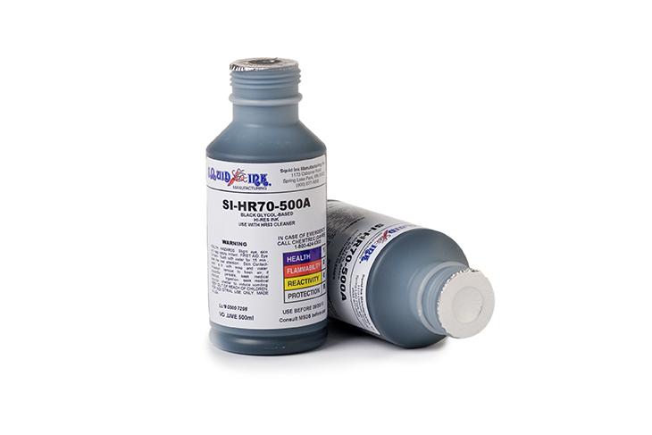 Squid Ink Hi-Res / Piezo Ink Jet Replacement Fluids 500ml and 1-liter bottles for Marsh and Videojet