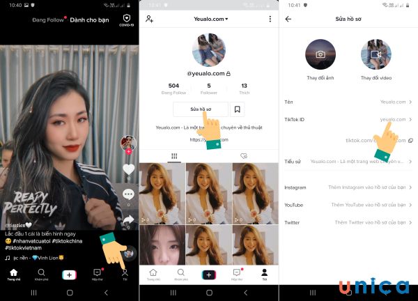 Thay đổi id tiktok có sao không