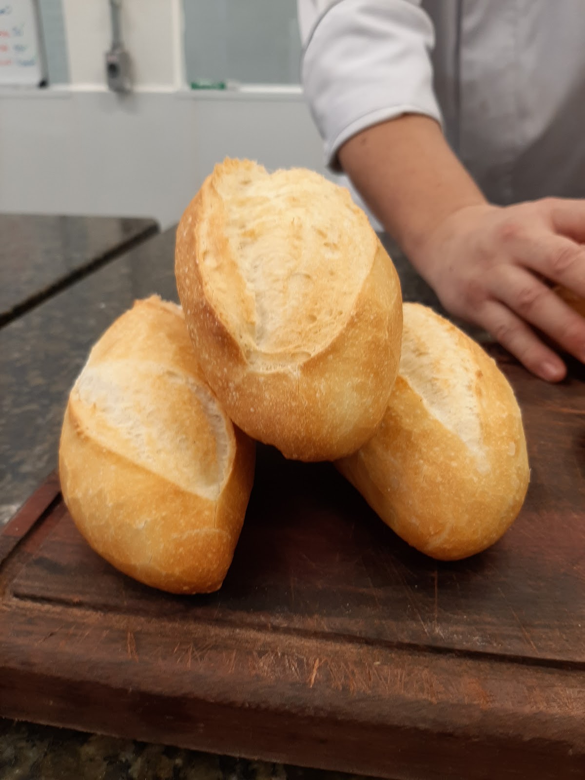pão francês do curso padeiro master