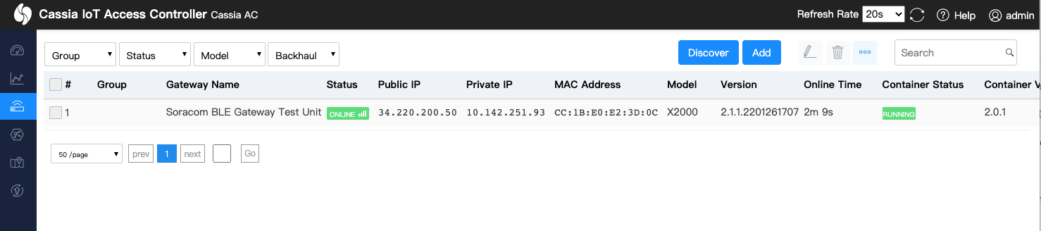 Cassia IoT Access Controller, Cassia BLE Gateway