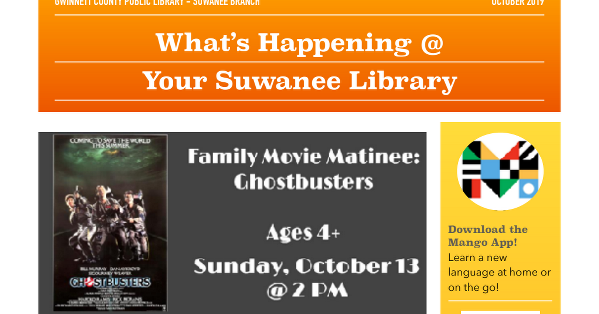Suwanee Library Events October 2019.pdf