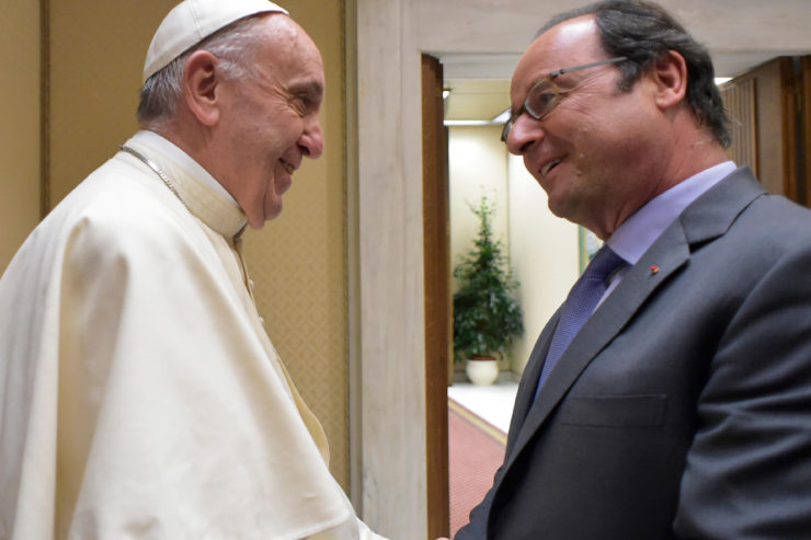 Francis and Hollande
