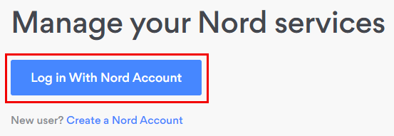 Log ind på din NordAccount med Nord Password