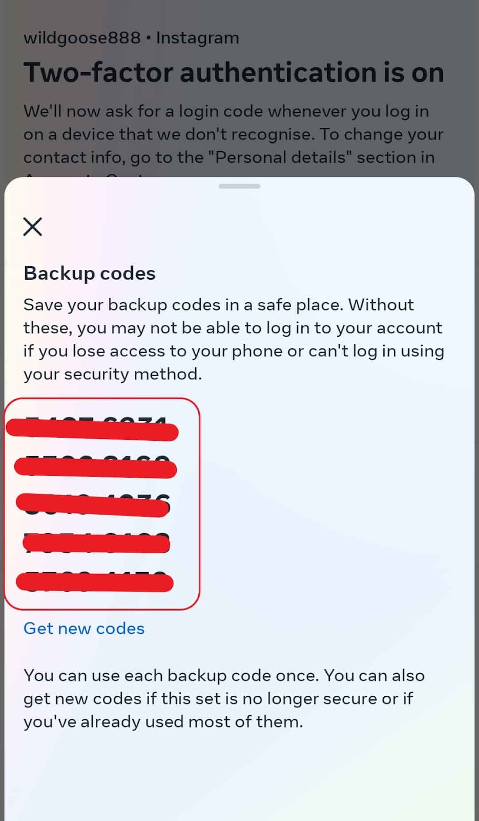 Backup Code Instagram Lost soIDUCOw-RpqeM