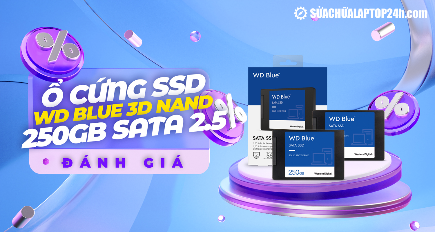 Thông tin chi tiết SSD WD Blue 3D NAND 250GB Sata 2.5