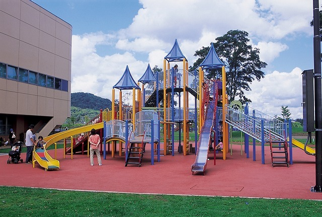 5.小さい子も遊べる大型のコンビネーション遊具を設置「忠和公園」