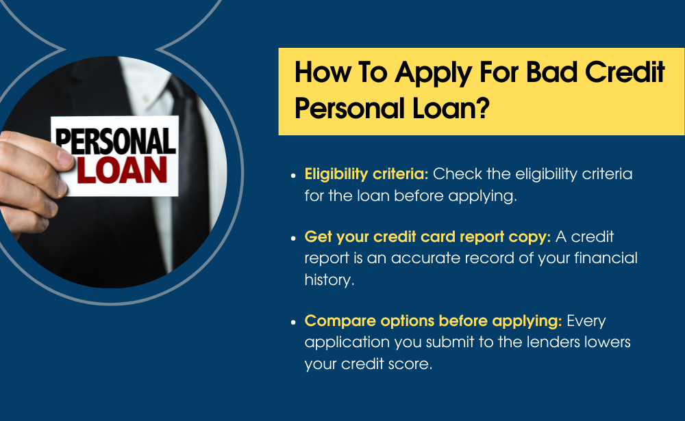 Apply For Bad Credit Personal Loan