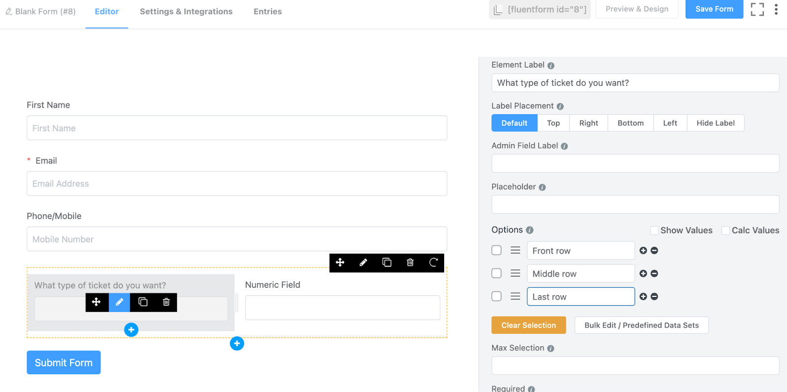 fluent forms, wordpress, plugin