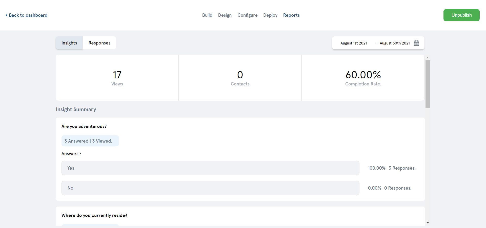 understanding insights tabs