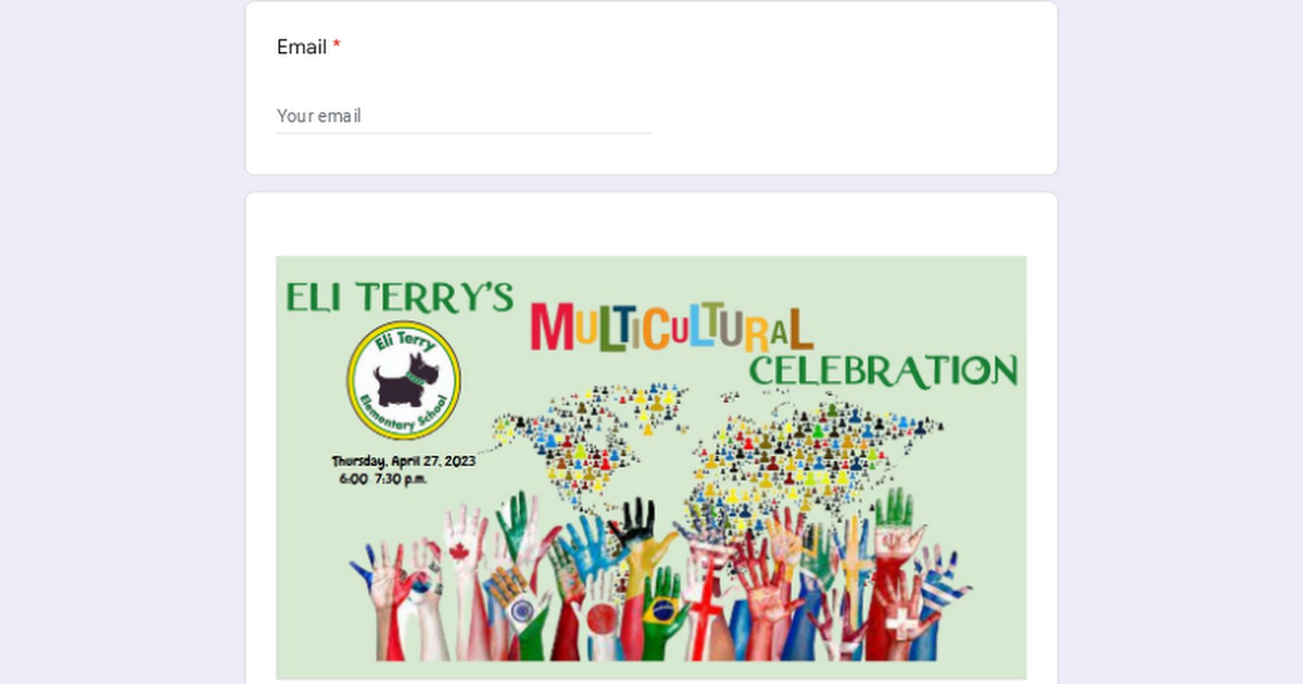 Eli Terry's Multicultural Celebration
