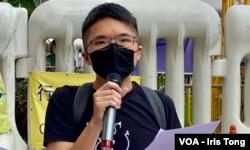 社民连外务副主席周嘉发表示,国安法的审讯程序与香港人认识的法律程序有所不同,他质疑中国大陆的司法制度好像逐步”僭建“在香港 (美国之音/汤惠芸)