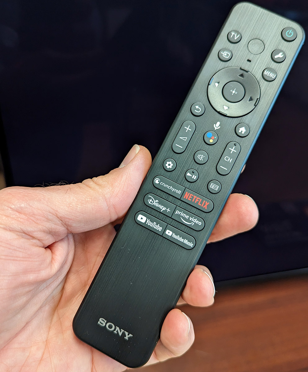 Sony Bravia XR 2023: remote control