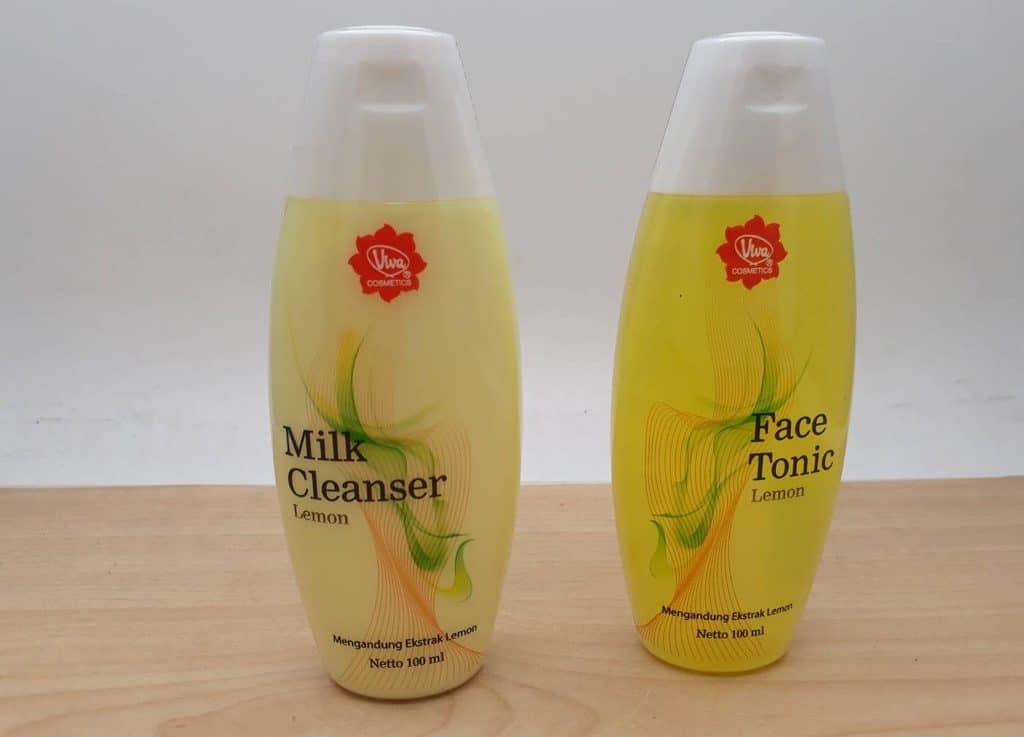 Milk Cleanser dan Face Tonic Lemon