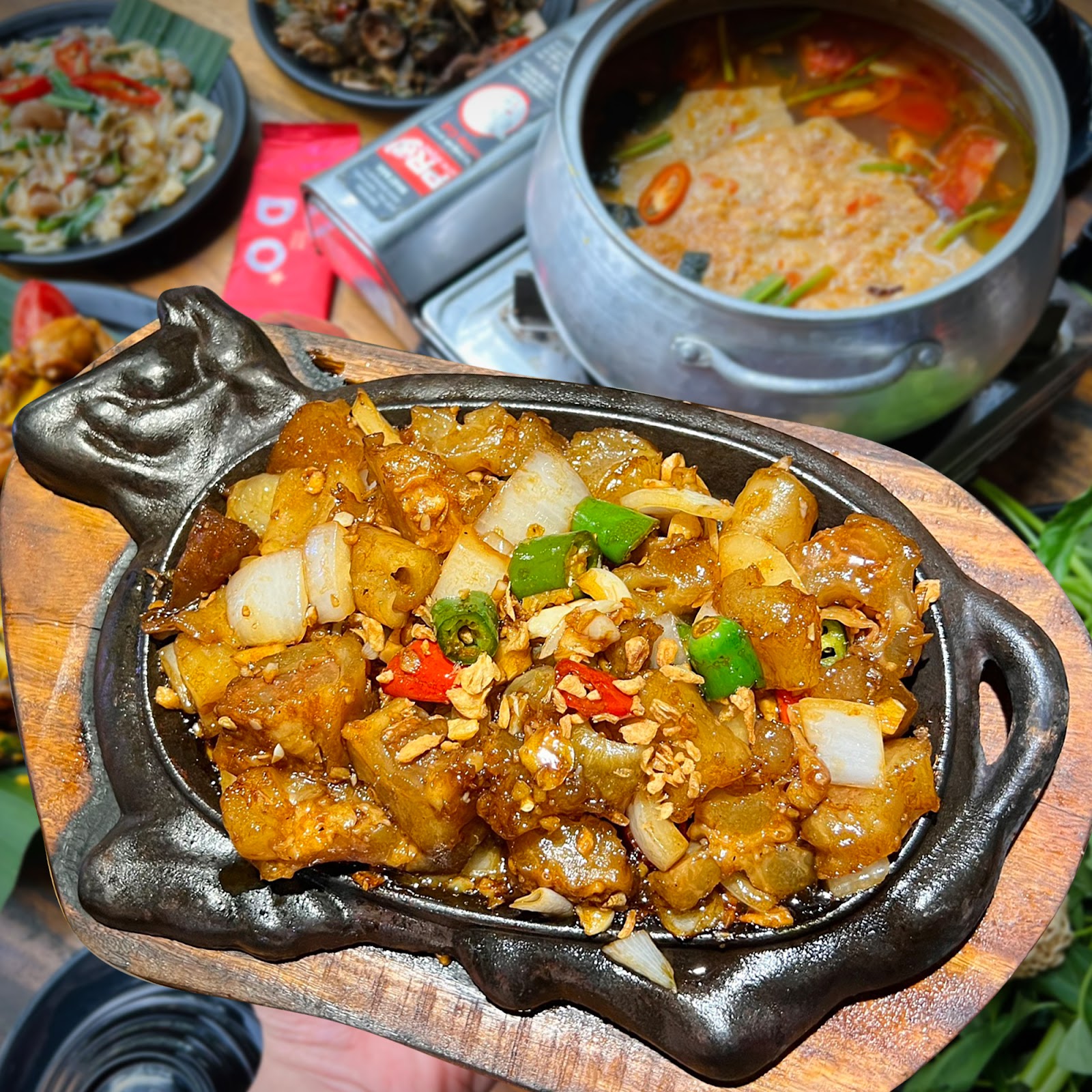Gân bò cháy tỏi