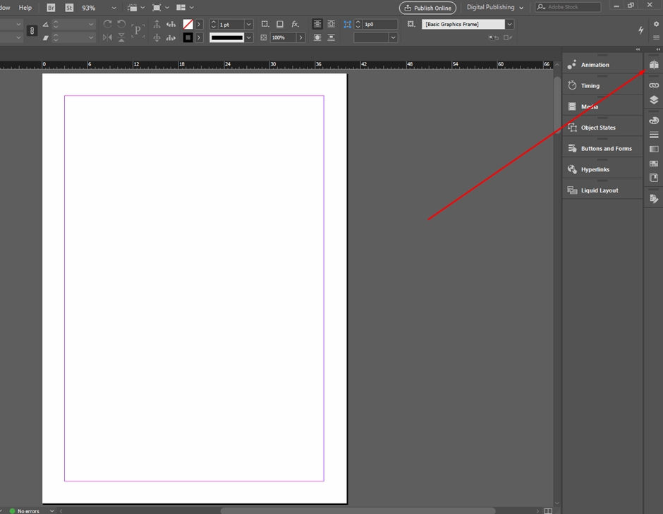 change page numbers in indesign