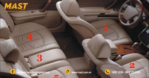 Cách lựa chọn vị trí ngồi trên xe ô tô an toàn?